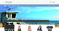 Desktop Screenshot of livingtees.com